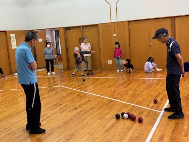 ボッチャ体験会の様子